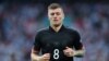 Toni Kroos fait son jogging lors du match de l'UEFA EURO 2020 entre l'Angleterre et l'Allemagne, Londres, le 29 juin 2021.