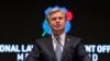 FILE - FBI Director Christopher Wray speaks at the National Mall in Washington, May 13, 2024. Wray has concluded a five-day visit to Kenya, pledging to continue working with the East African nation to ensure peace and stability in the region.