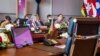 The desk reserved for a Myanmar delegate is left unoccupied during the Association of Southeast Asian Nations (ASEAN) Foreign Ministers' Meeting ahead of the 42nd ASEAN Summit in Labuan Bajo, East Nusa Tenggara, Indonesia, May 9, 2023. 