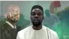 Capture d'écran de la vidéo diffusée sur la page Facebook d'Ousmane Sonko dimanche.