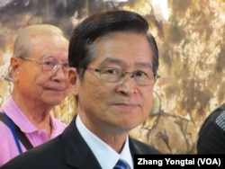 台灣國防部長嚴德發（美國之音張永泰拍攝）