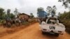 Des soldats marocains de la Monusco patrouillent dans le territoire de Djugu, province d'Ituri, dans l'est de la RDC, le 13 mars 2020.