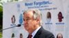 Le Secrétaire général des Nations Unies, Antonio Guterres à la Maison des Nations Unies, à Abuja, le 4 mai 2022.