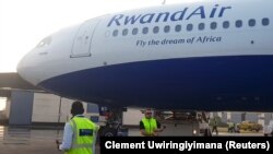 Un avion de la compagnie Rwand'Air.