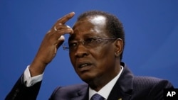 Idriss Deby Itno à Berlin, le 12 octobre 2016
