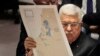 Palestinian President Mahmoud Abbas speaks during a Security Council meeting at United Nations headquarters, Feb. 11, 2020.