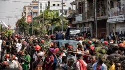 Conflit en RDC: la société civile manifeste à Goma