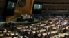 Palestinian Ambassador to the United Nations Riyad Mansour addresses a United Nations General Assembly meeting ahead of a vote on a draft resolution that would deplore the use of excessive force by Israeli troops against Palestinian civilians at U.N. headquarters in New York, June 13, 2018.