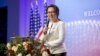 FILE PHOTO: Hsiao Bi-khim, Taiwan's top representative in U.S., speaks during an event with Taiwan's President Tsai Ing-wen and members of the Taiwanese community, in New York