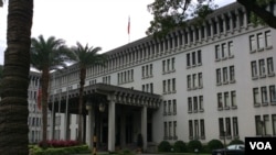 台灣外交部（美國之音申華 拍攝）