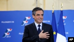 Francois Fillon, Paris, France, le 27 novembre 2016.