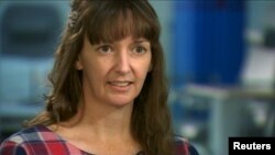 Pauline Cafferkey interviewée en janvier 2015 à Londres (archives Reuters). 