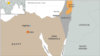 Egypt, areas of conflict, July 5, 2013