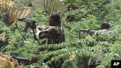 Vikosi vya Somalia msituni vikijiandaa kupambana na kundi la kigaidi la al-Shabaab.