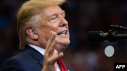 Donald Trimp à Cincinnati, Ohio le 1er août 2019.