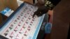 La machine à voter, à Kinshasa, le 24 décembre 2018.