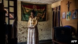 Leonie Masika, 52 ans, survivante d'Ebola, à Beni, le 17 setptembre 2019.