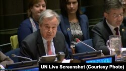 António Guterres, Secretaire Général de l'Onu 