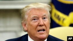 Donald Trump à la Maison Blanche, Washington, le 31 juillet 2017
