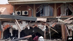 Explosion meurtrière au Maroc. Photo AP