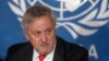 Then the top U.N. envoy in Afghanistan, Nicholas Haysom, speaks during a press conference in Kabul, Feb. 18, 2015. 