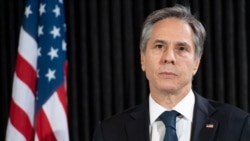 Le secrétaire d'État américain Antony Blinken à Copenhague, au Danemark, le 17 mai 2021. 