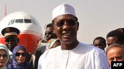 Le président tchadien Idriss Deby, à N'Djamena, Tchad, 26 décembre 2017. AFP PHOTO / Brahim ADJI