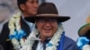 El presidente electo Luis Arce sonríe en un evento tras ser oficialmente declarado ganador de las elecciones presidenciales, en El Alto, Bolivia, el sábado 24 de octubre de 2020.[Foto: AP]