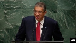 Lionel Zinsou, Premier ministre du Bénin, candidat à la présidentielle du 28 février.