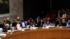 FILE - Members of the U.N. Security Council are seen during a meeting at U.N. headquarters in New York, Sept. 12, 2019.