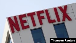 資料照：網飛(Netflix)在荷里活的辦公大樓