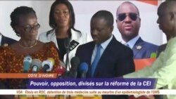 Pouvoir et opposition divisés sur la réforme de la CEI