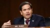 資料照：共和黨聯邦參議員魯比奧（Sen. Marco Rubio， R-FL）在參議院情報委員會聽證會上講話。 （2020年5月5日）