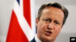 英國首相卡梅倫(資料圖片)