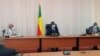 Rencontre du chef de l'État béninois Patrice Talon avec les partis politiques, à Cotonou, Bénin, le 7 juin 2020. (VOA/Ginette Fleure Adandé)