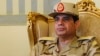 Egypt's Defense Minister Abdel Fattah al-Sissi is seen during a news conference in Cairo, May 22, 2013. 