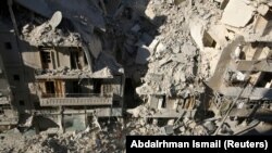 Alep détruite, le 26 septembre 2016