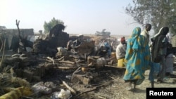 Rann, Nigeria, après le bombardement du 17 janvier 2017