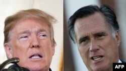 Donald Trump e Mitt Romney