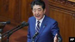 日本首相安倍晉三 (資料照片)