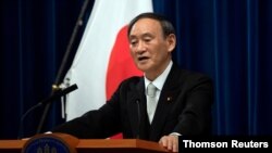 日本新當選的首相菅義偉。