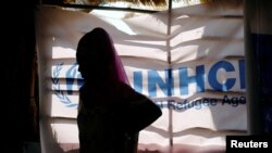 Une réfugiée éthiopienne au camp d'Um Rakuba, le 28 novembre 2020.