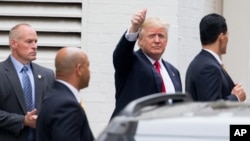 Le républicain Donald Trump, président élu des Etats-Unis, 12 mai 2016.