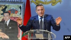 Moulay Hafid Elalamy, le président du comité de candidature du Maroc au Mondial 2026, à Marrakech, au Maroc, le 8 avril 2015.