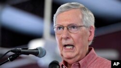 參議院共和黨領袖麥康奈爾(Mitch McConnell)反對新槍枝管制法案而阻止了投票。