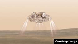 Le module Schiaparelli, le 14 juillet 2016. (Image courtesy of ESA/ATG medialab)