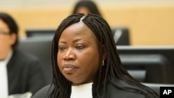Fatou Bensouda, procureure à la Cour pénale international, 10 février 2014.
