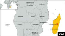 Carte de Madagascar