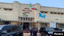 L'entrée de l'hôpital Prince Regent Charles à Bujumbura, le 21 septembre 2021. Reuters / Guy Senga