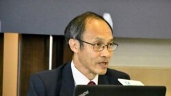 香港民意研究所主席兼行政總裁鍾庭耀表示，反送中運動是香港人崇尚自由主義，與北京威權管治的一次角力。(美國之音 湯惠芸拍攝)